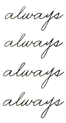 Always - Boston Temporary Tattoos