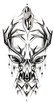 Elk - Boston Temporary Tattoos