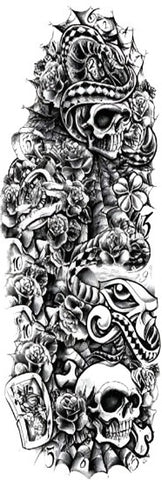 Skull Candy - Boston Temporary Tattoos