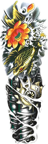 Mechanical Koi - Boston Temporary Tattoos