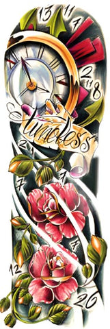 Time - Boston Temporary Tattoos