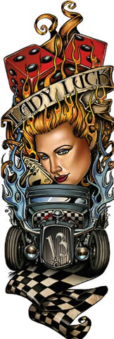 Hot Wheels - Boston Temporary Tattoos