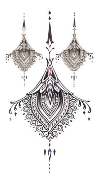 Chandelier - Boston Temporary Tattoos