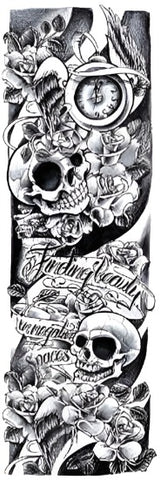 Blacked Out - Boston Temporary Tattoos