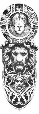 Lion Roar - Boston Temporary Tattoos