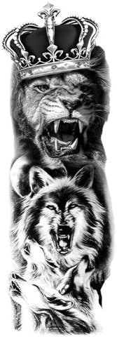 Lone Alpha Kings - Boston Temporary Tattoos