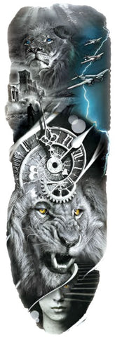 Lion Rage - Boston Temporary Tattoos