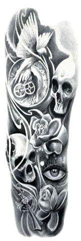 Crossed Eye - Boston Temporary Tattoos