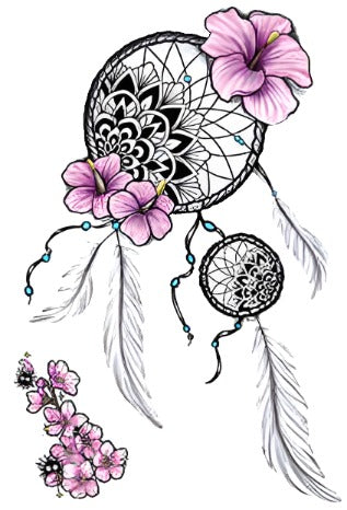 Lilly Globe - Boston Temporary Tattoos