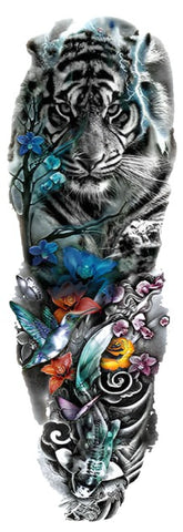 Lighting Tiger - Boston Temporary Tattoos