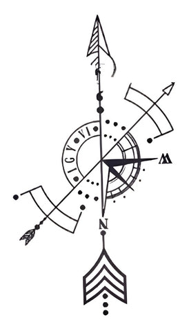 South - Boston Temporary Tattoos