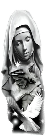 Virgin Mary - Boston Temporary Tattoos