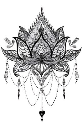 Flower Rain - Boston Temporary Tattoos