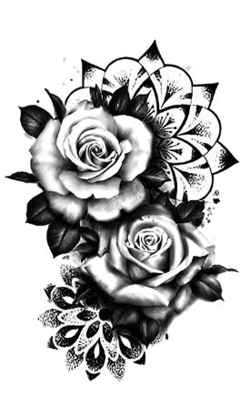 Rose Sprout - Boston Temporary Tattoos