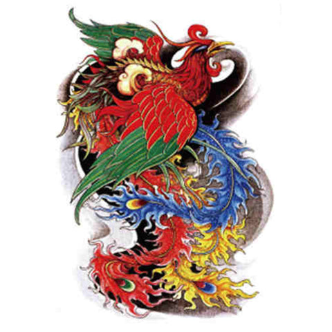 Phoenix Bird - Boston Temporary Tattoos