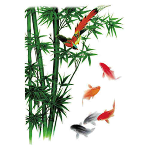 Bamboo Koi Fish - Boston Temporary Tattoos