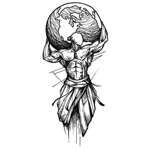 Holding The World - Boston Temporary Tattoos