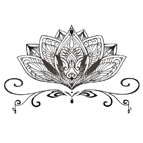 Black Rose - Boston Temporary Tattoos